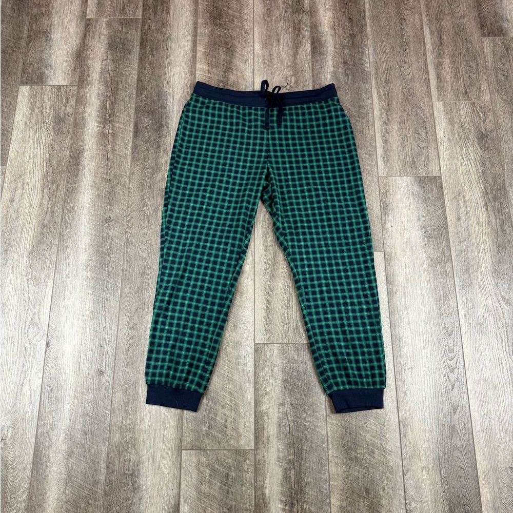 Auden Green Ribbed PJ Pants